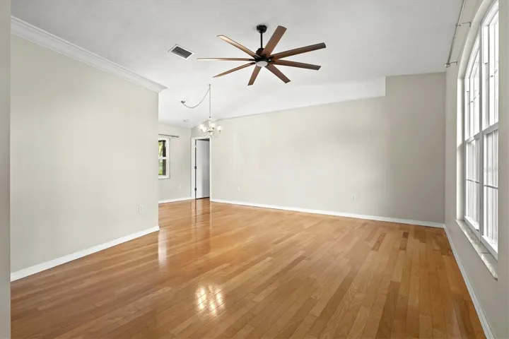 Living and dining rooms