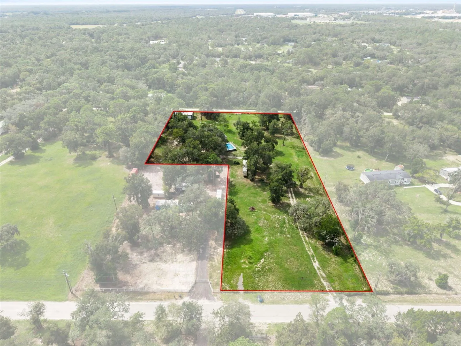 Aerial view 3.46 acres
