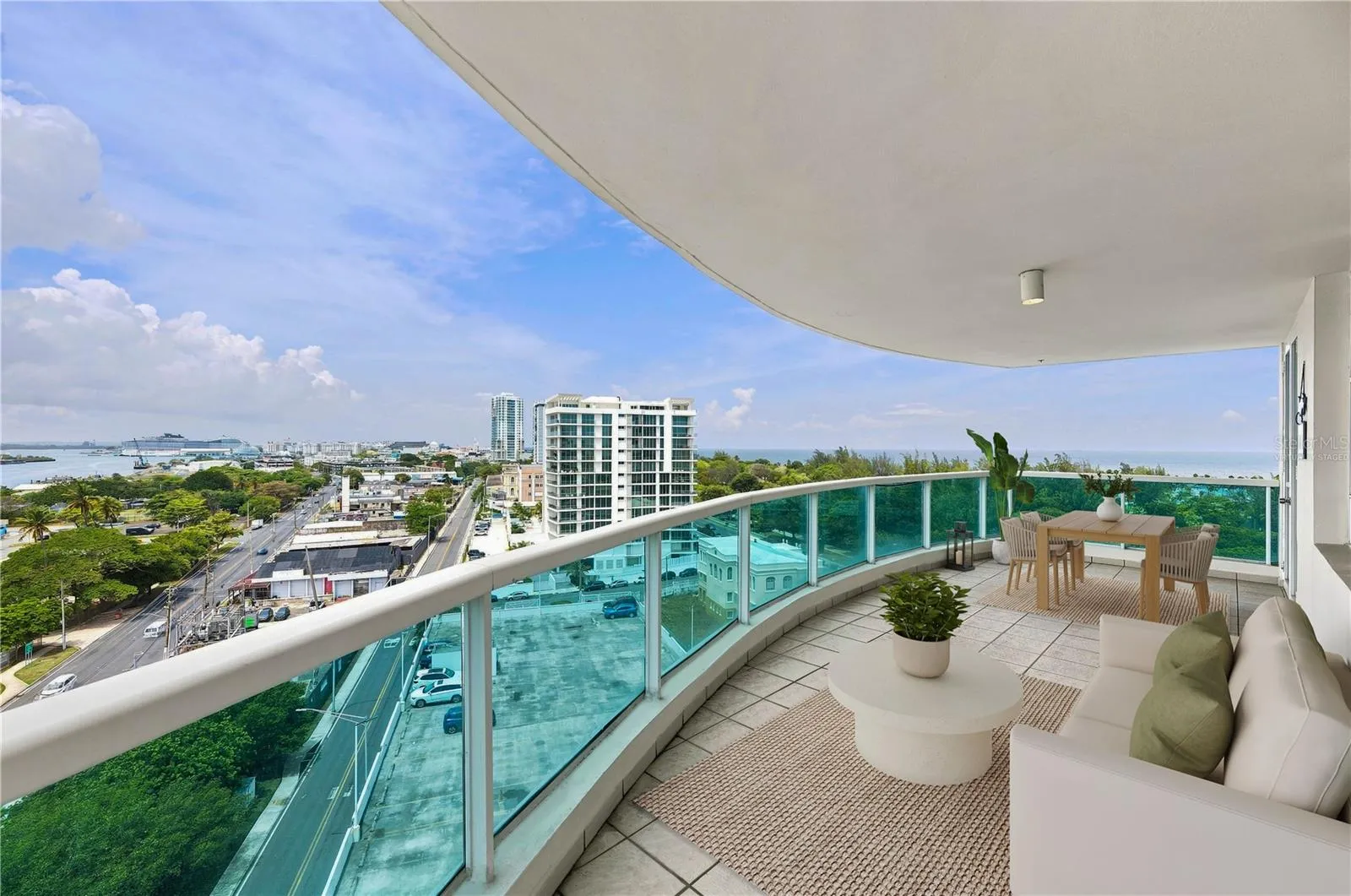Balcony - This image has been virtually staged and does not reflect the current state of the property. Balcony - This image has been virtually staged and does not reflect the current state of the property.