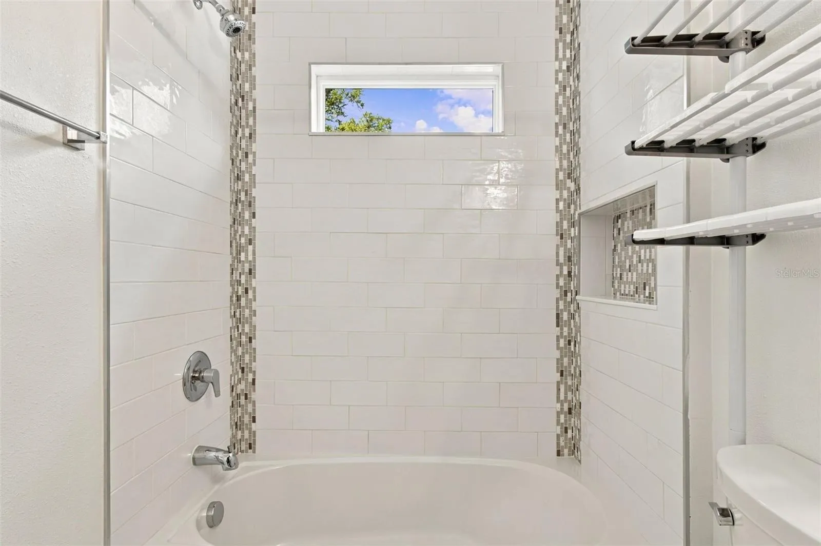 guest bath tub area