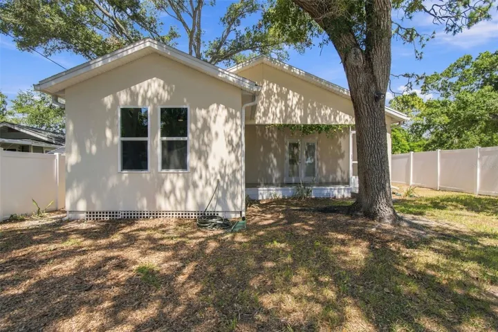 View of rear of home