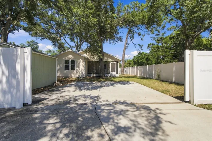 View of back of property