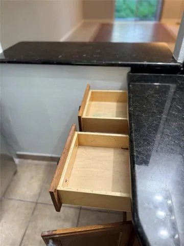 COFFEE &amp; SMALL APPLIANCE STATION BREAKFAST BAR W/DRAWERS &amp; CABINET