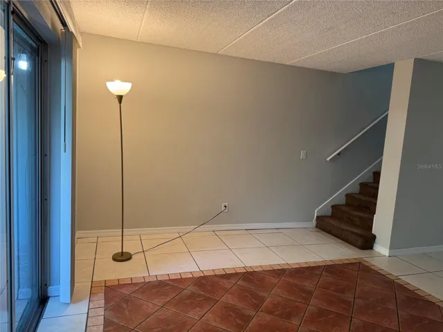 FROM REAR PATIO SLIDERS TO INTERIOR STAIRS TO 2ND FLOOR PRIVATE 2 BEDROOMS &amp; FULL BATH
