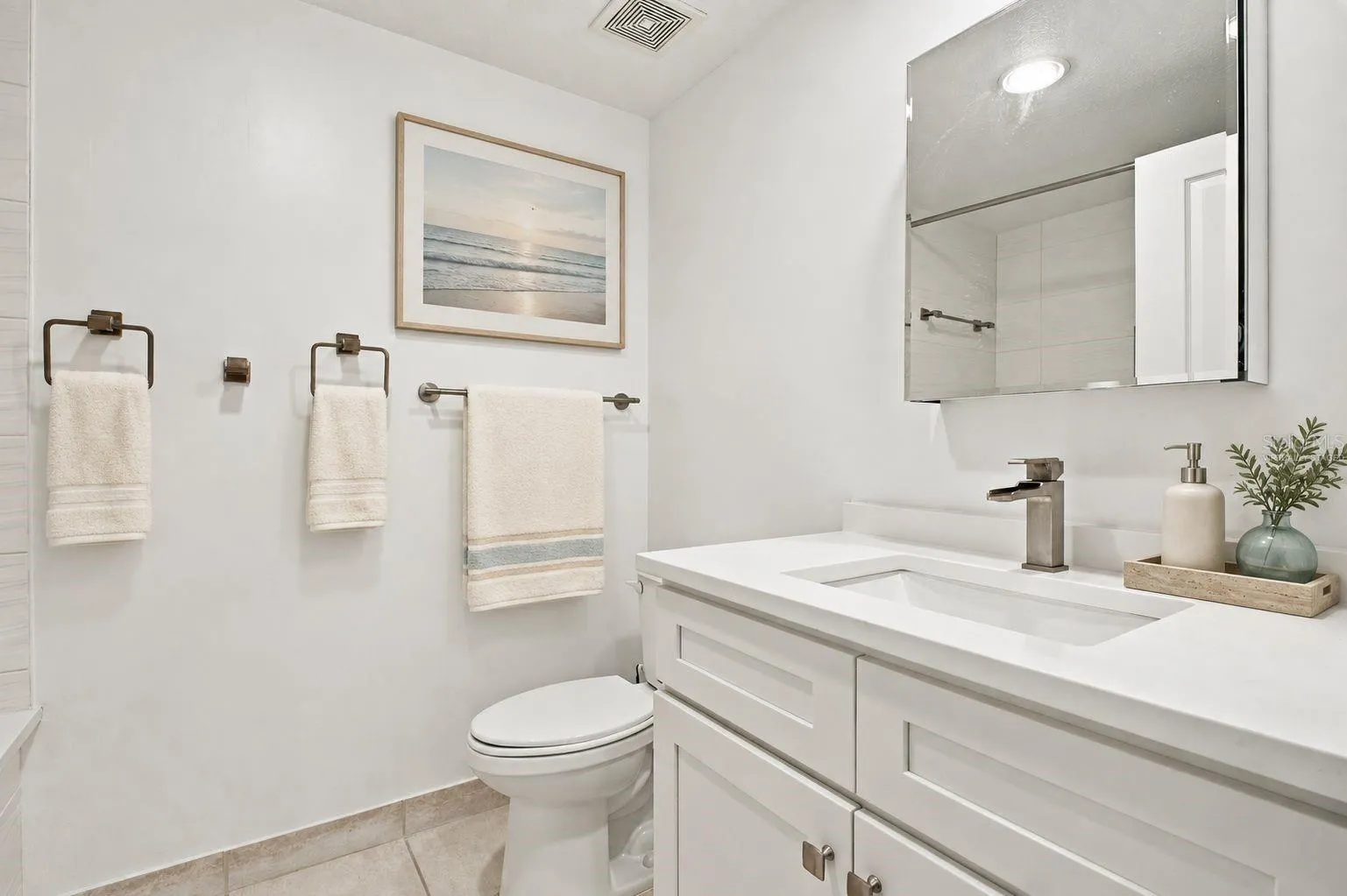 2nd Bathroom virtually staged
