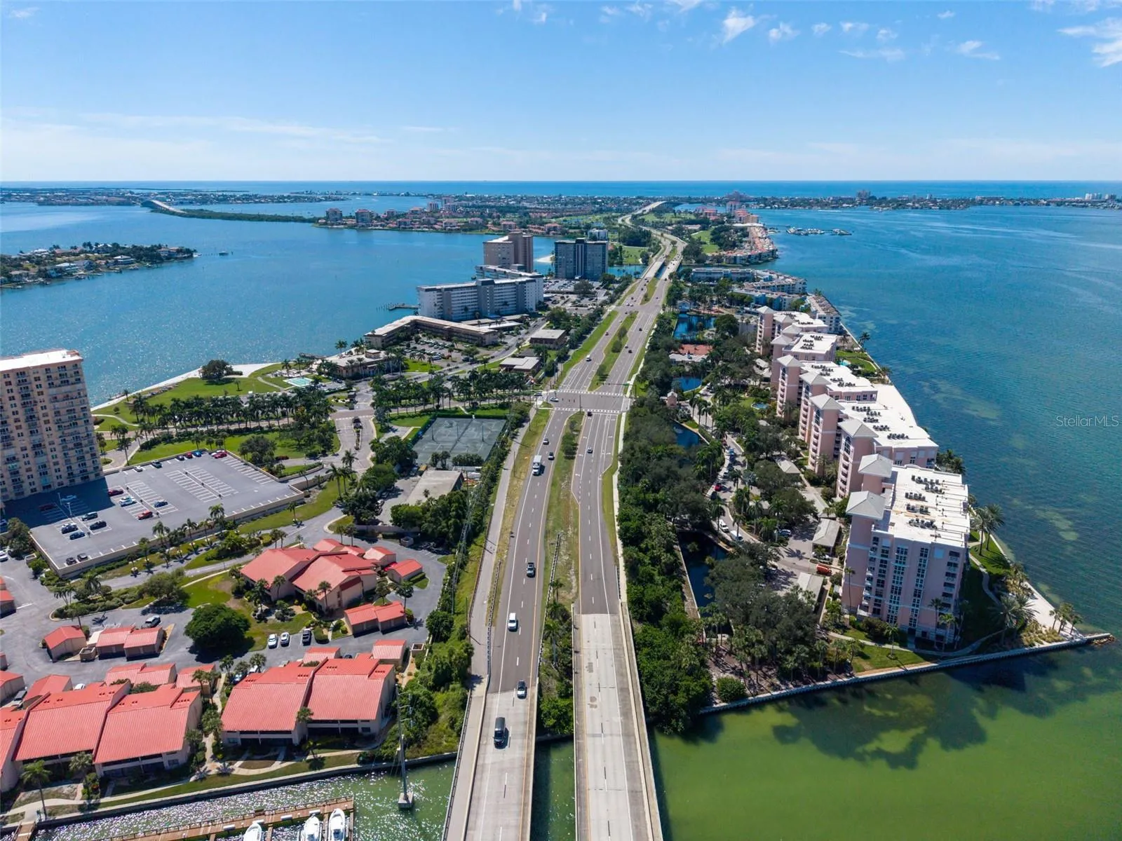 Aerial View of Pinellas Bayway
