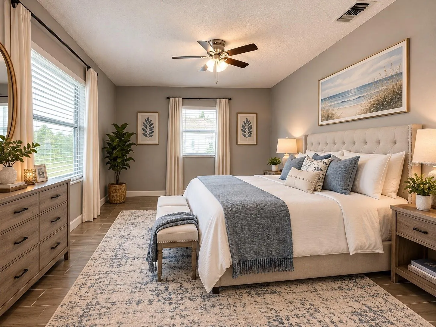 virtual staged bedroom 2