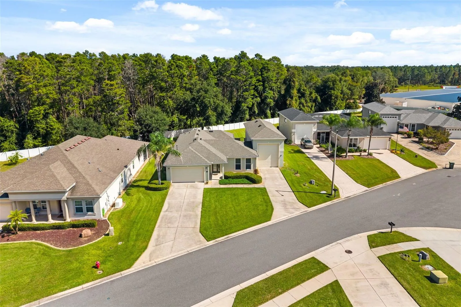 Aerial View of Home with Oversized RV Garage