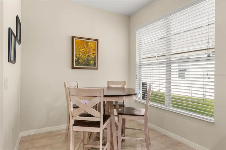Bright Dining Area with Large Window