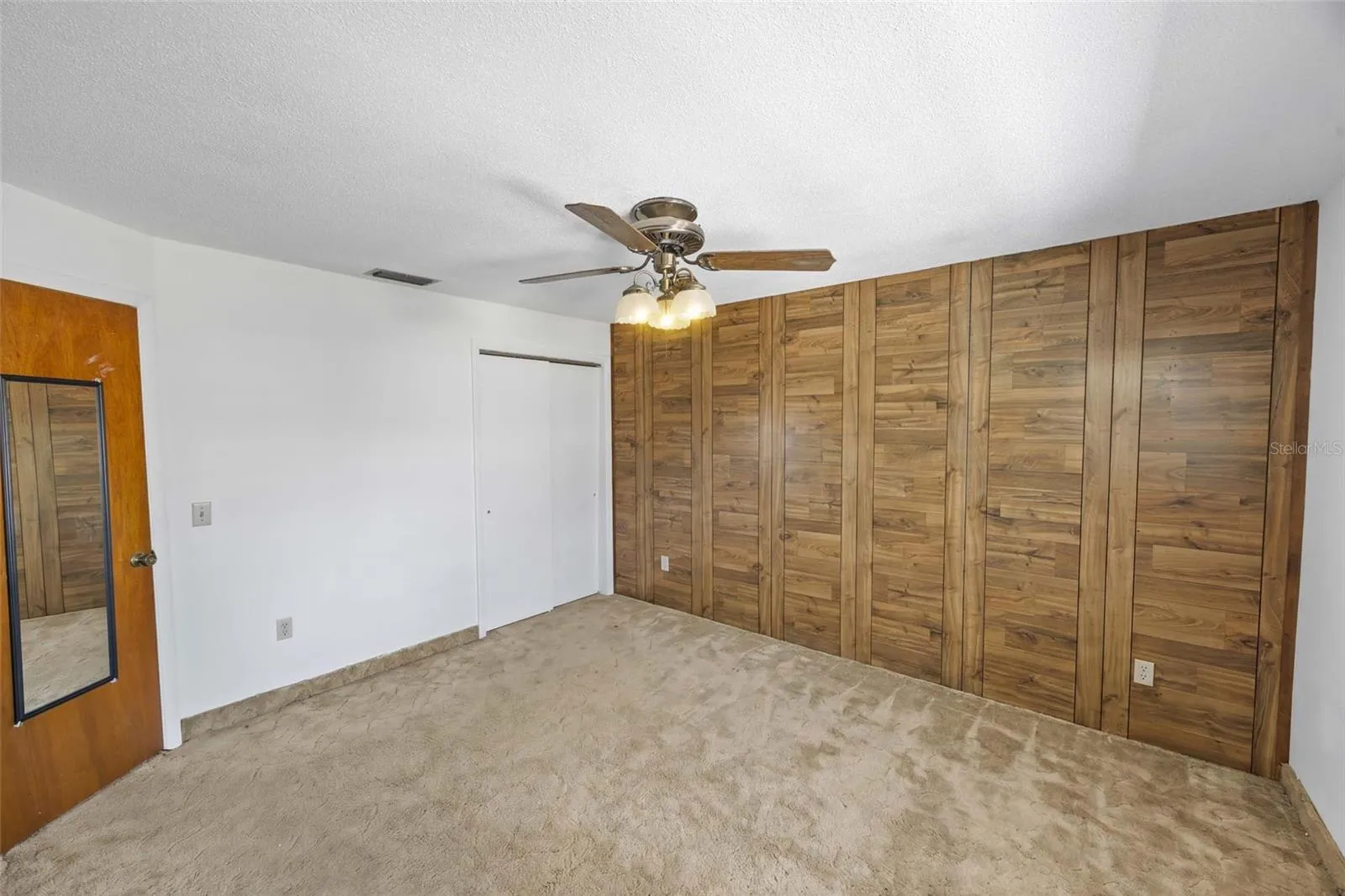 Primary Bedroom, virtually decluttered