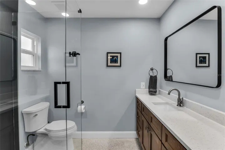 Renovated primary bath