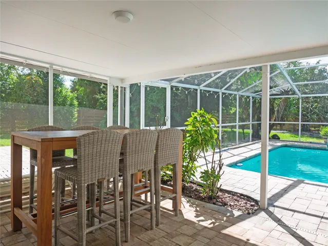 Covered Screened in Patio