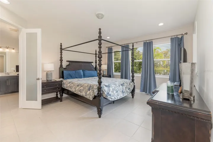 Primary Bedroom with door to lanai