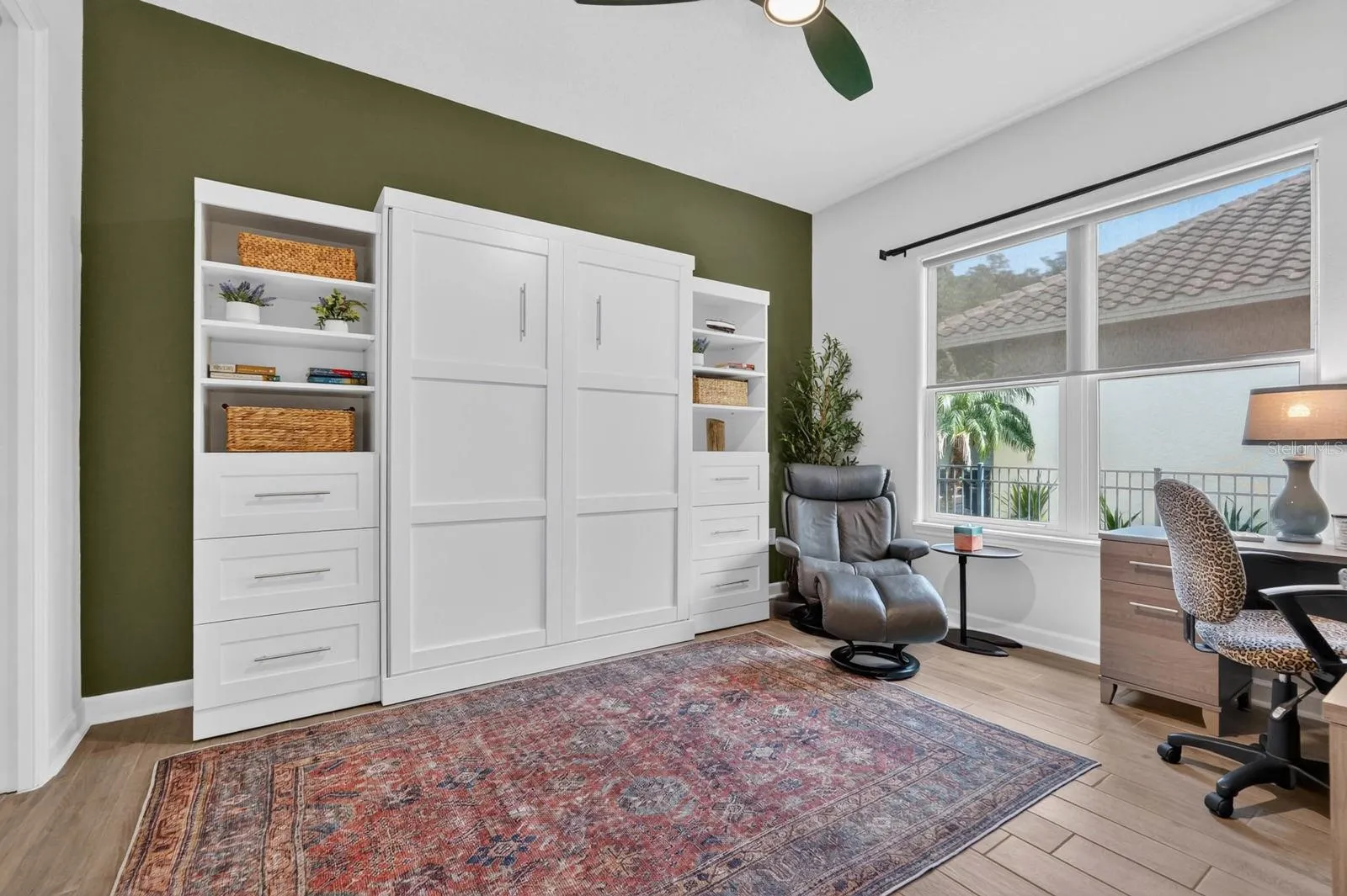 bedroom 4 features murphy bed