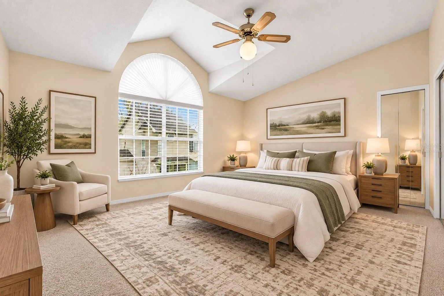 Virtually Staged - Primary Bedroom