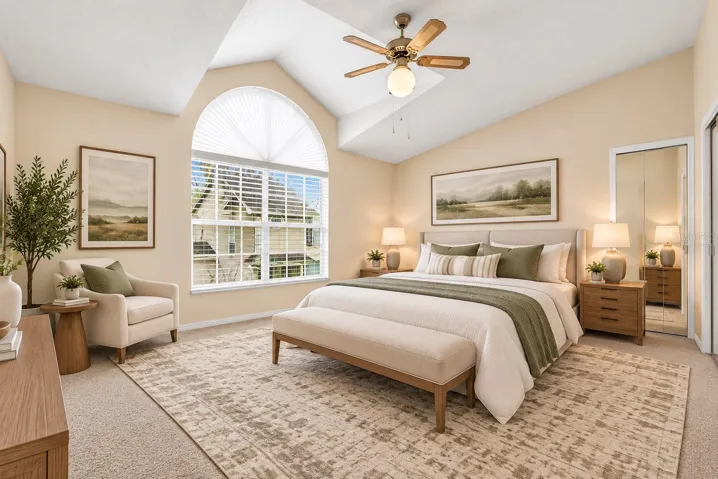 Virtually Staged - Primary Bedroom