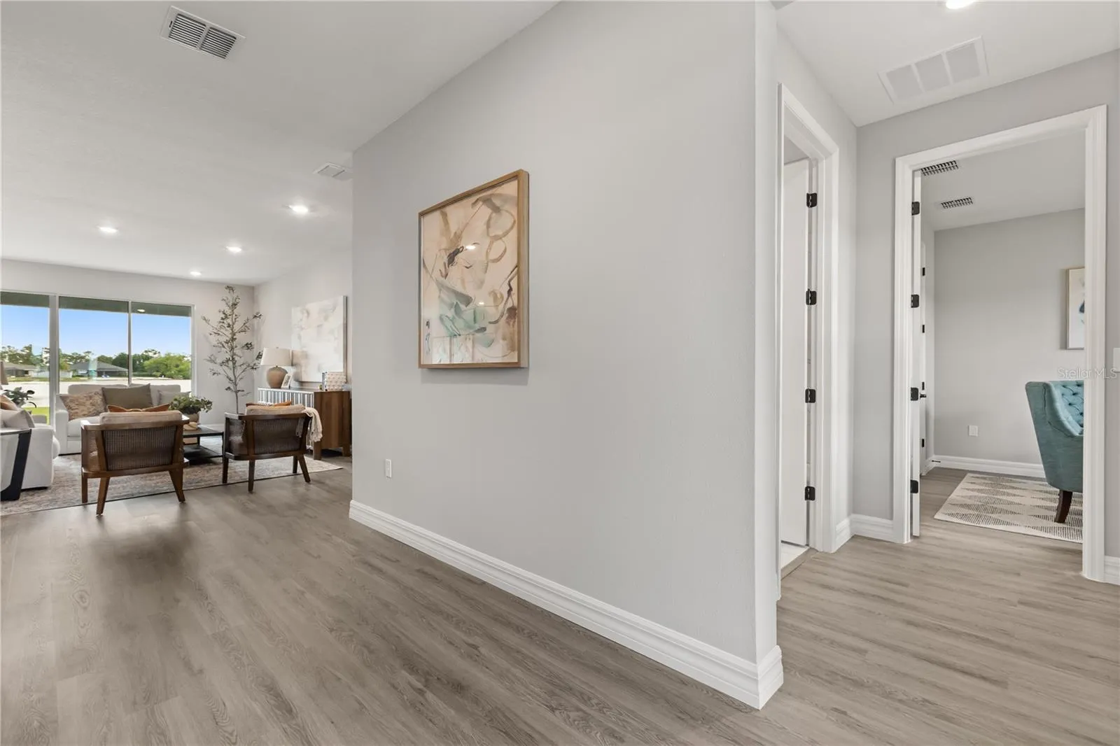 Similar floorplan, not exact home.