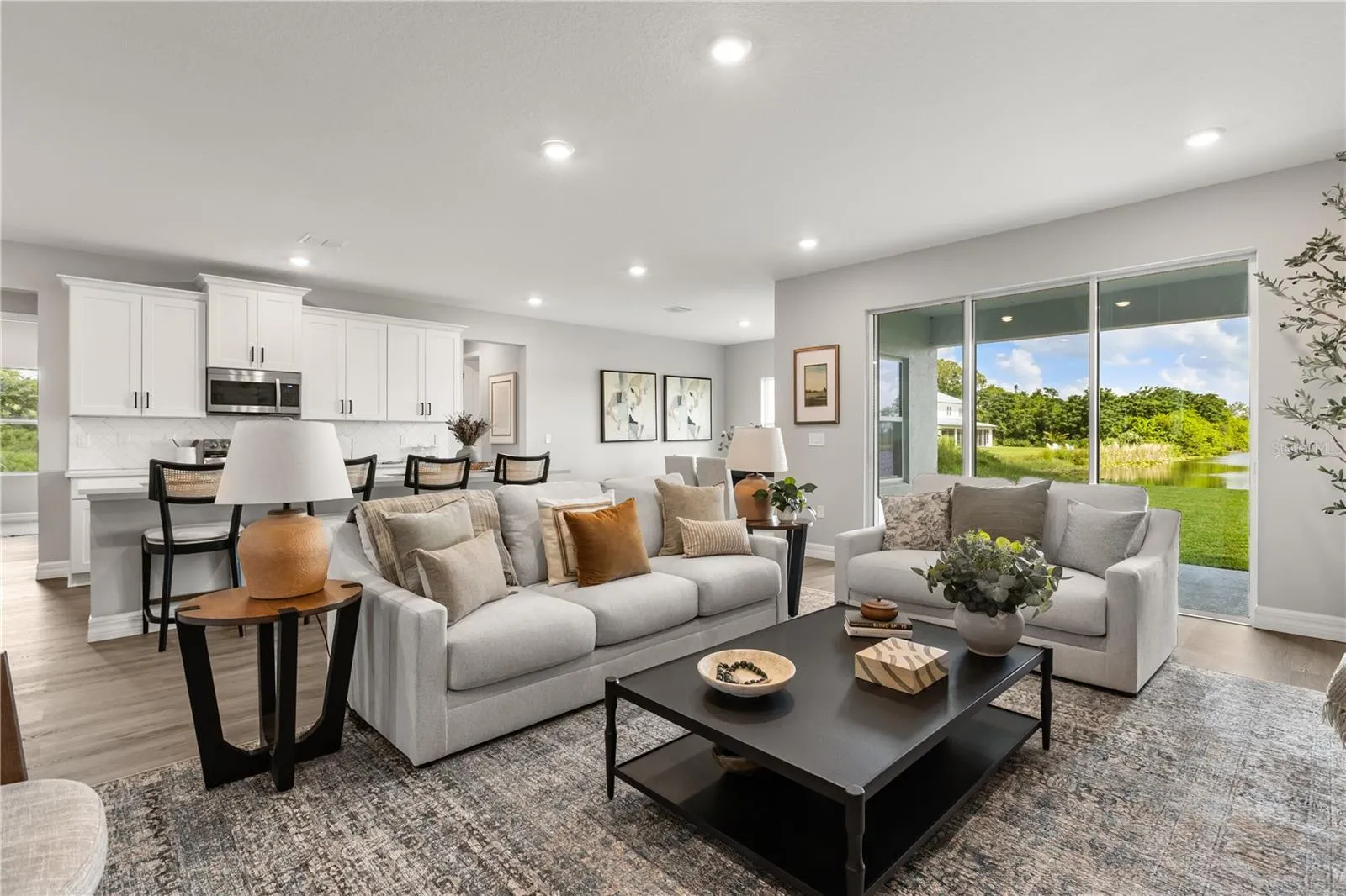 Similar floorplan, not exact home.