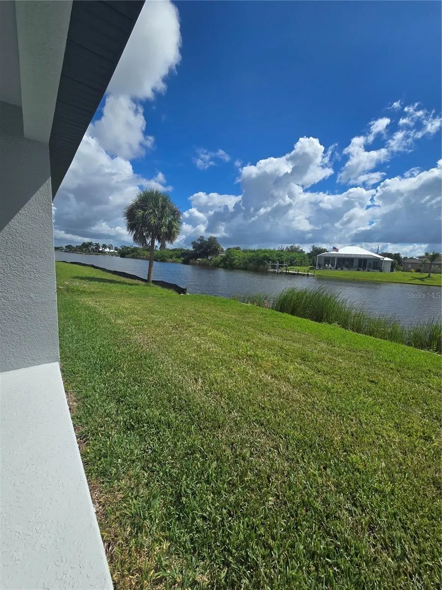 Patio view at 13276 Pace Circle in South Gulf Cove, FL