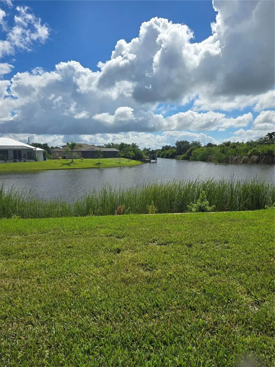 View from the Patio at 13276 Pace Circle in South Gulf Cove, FL