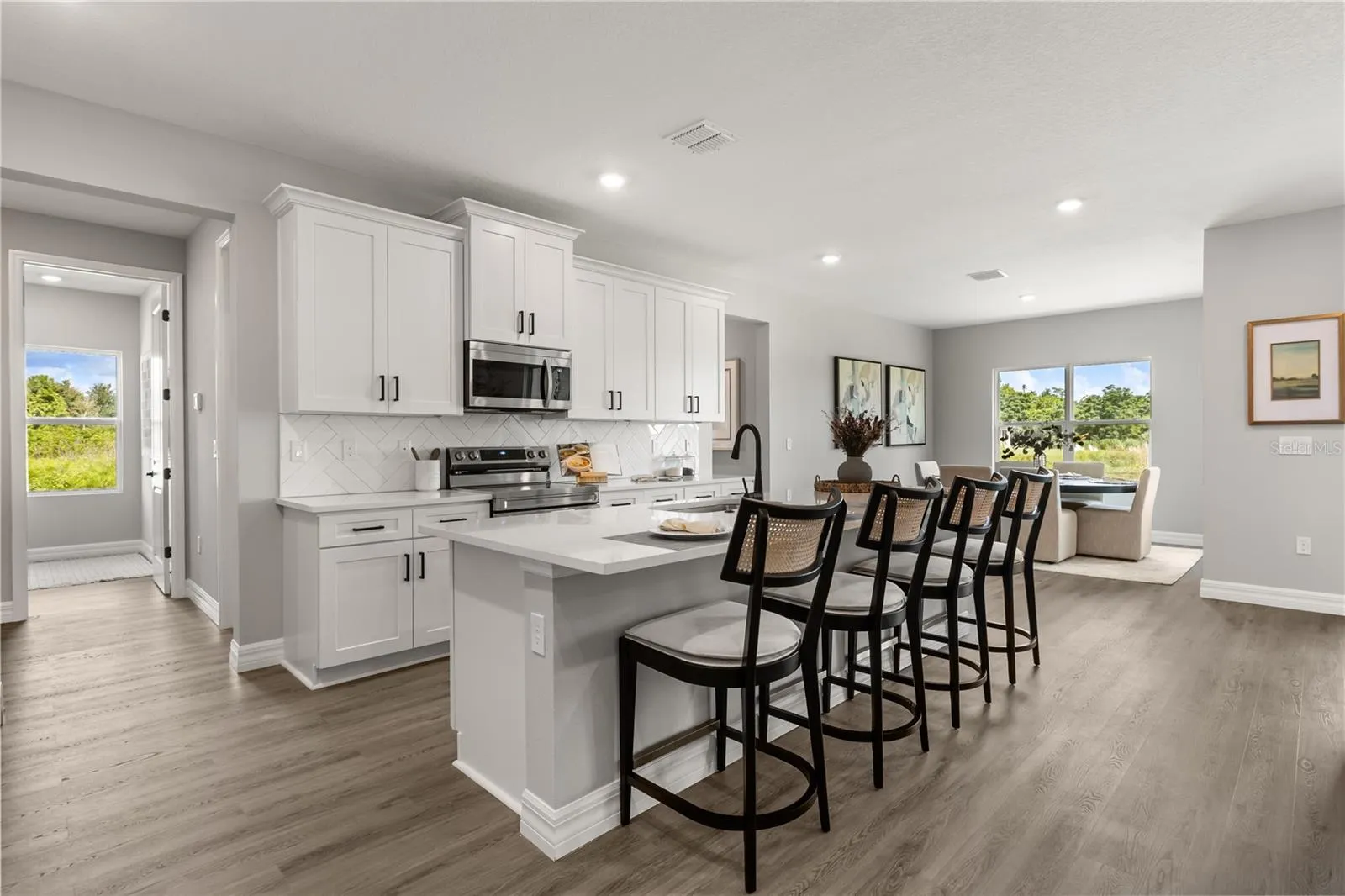 Similar floorplan, not exact home.