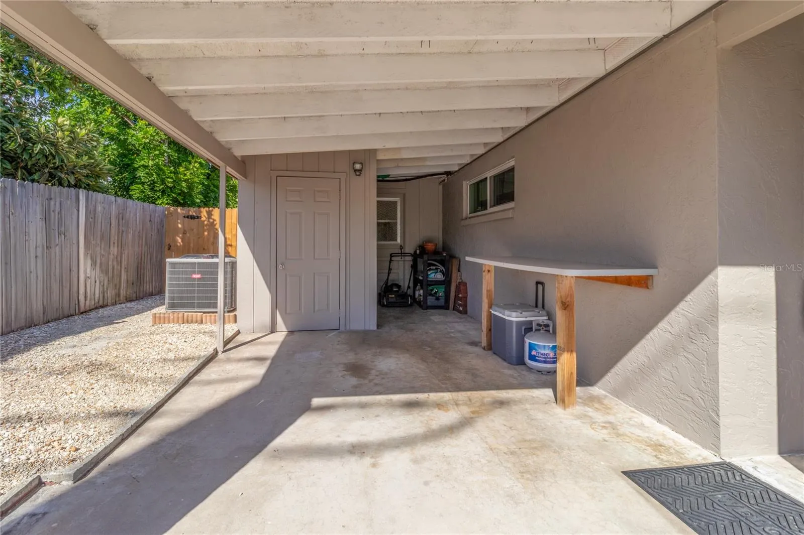 Covered carport