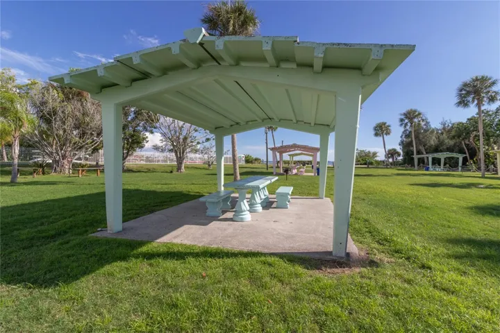Covered pavilion