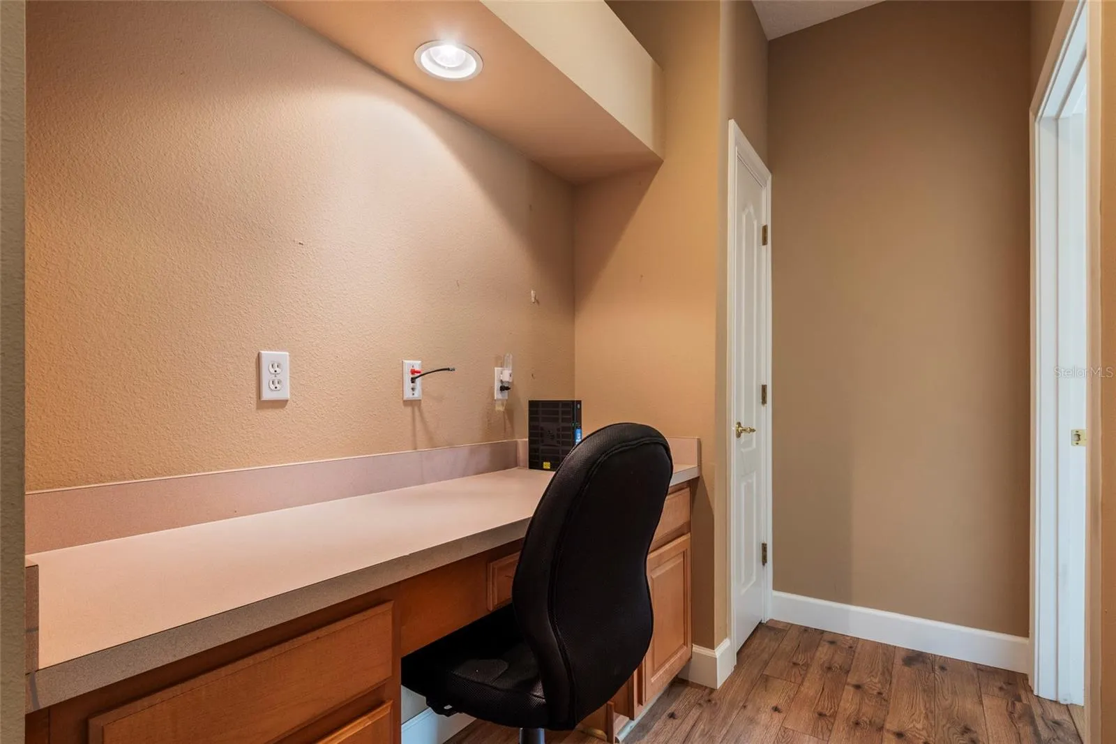 Built In Desk with Closet located between Bedroom 3-4.