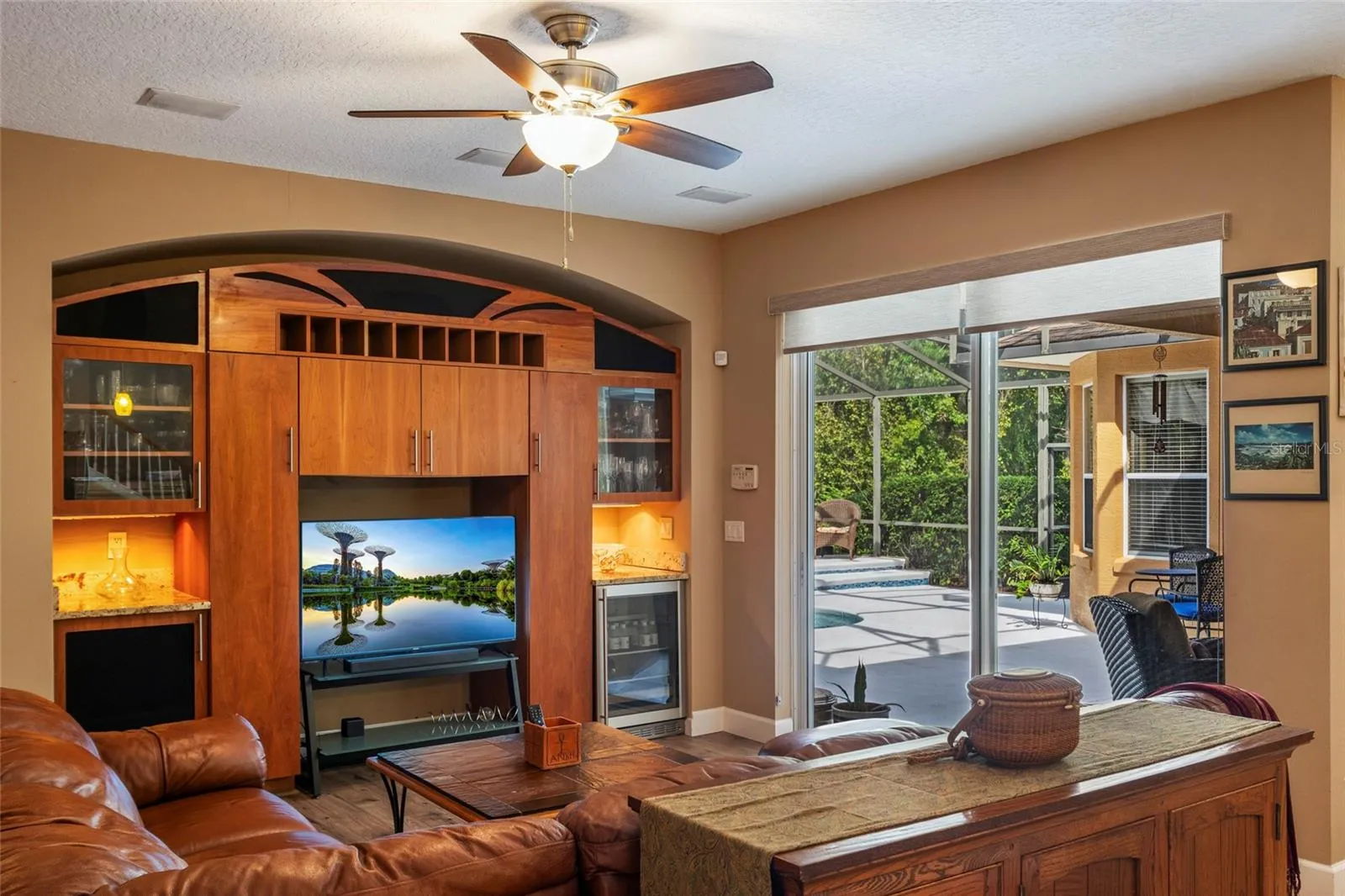 Access to Lanai from Family Room, Living Room and Primary Suite
