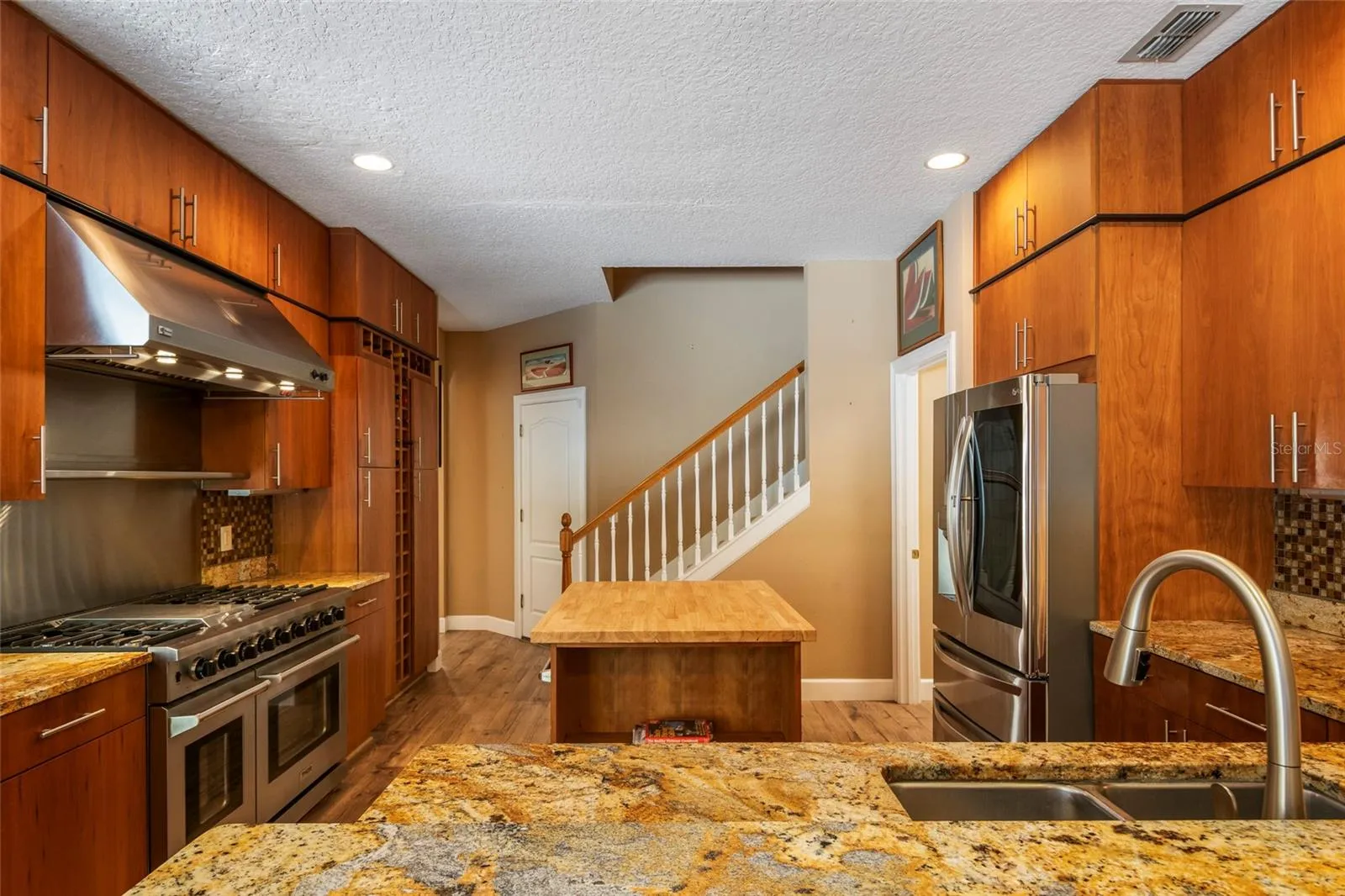 Kitchen with top of the line appliances