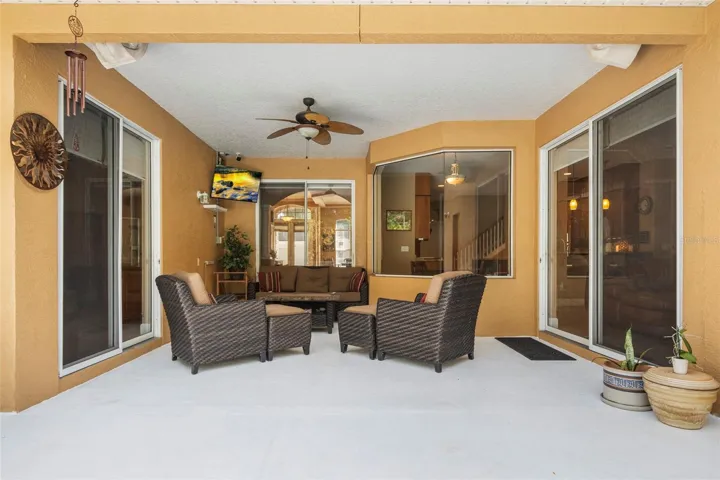 Covered Lanai with TV and Speakers (convey)