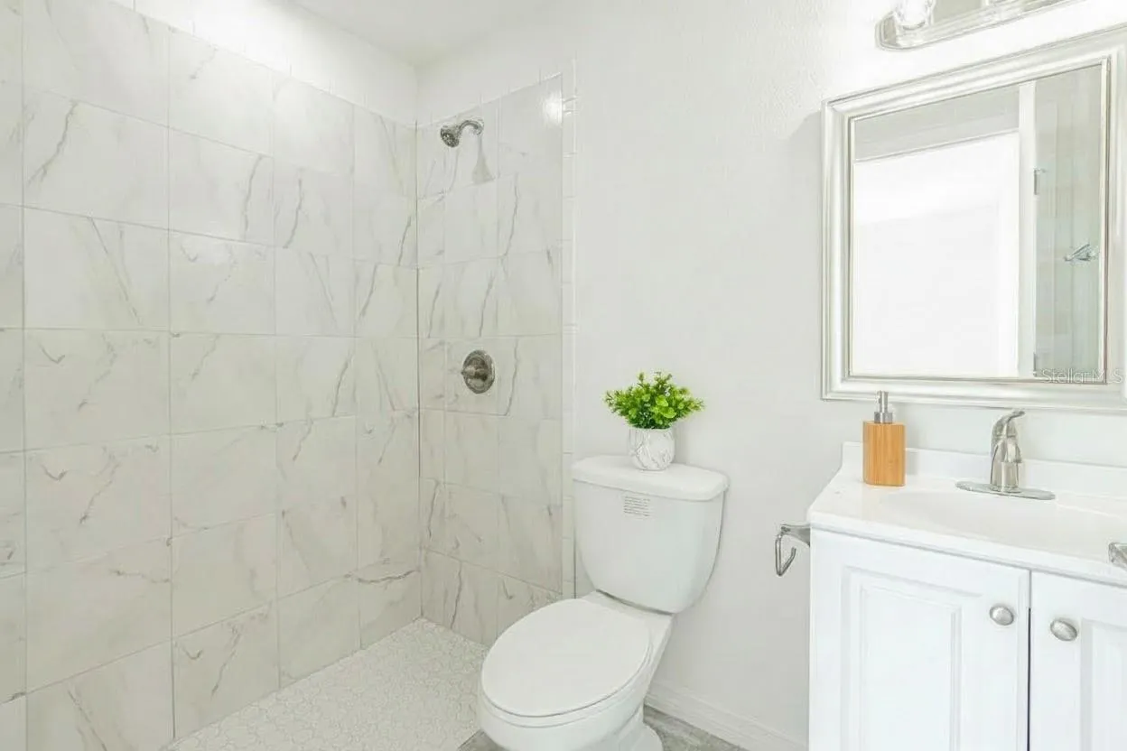 Primary bathroom shower