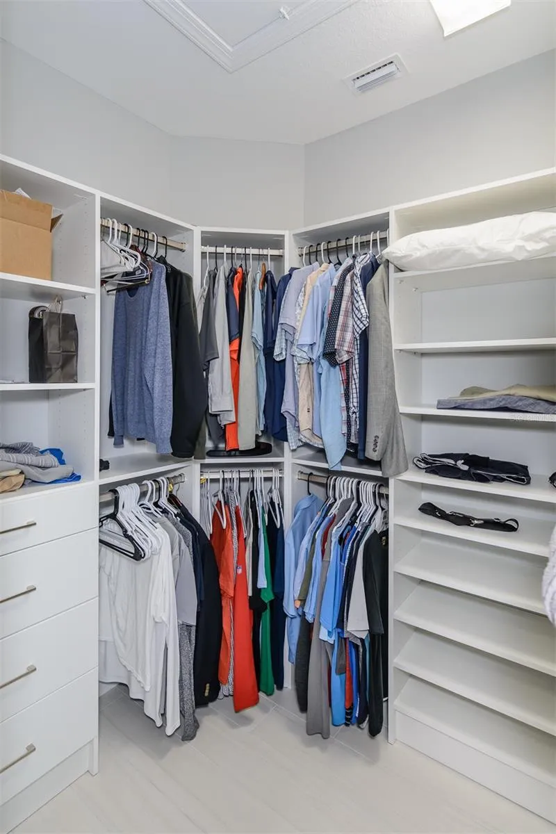 Master closet
