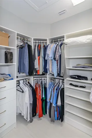 Master closet