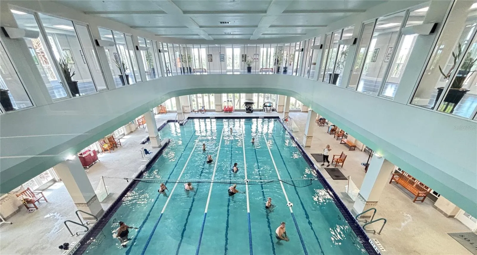 Walking Track overlooking Riviera Indoor Pool
