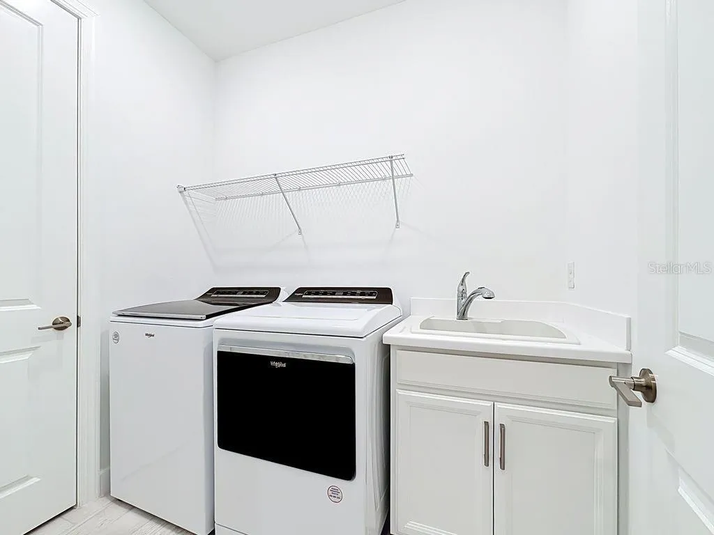 Included Washer/Dryer, Cabinet Sink &amp; Faucet