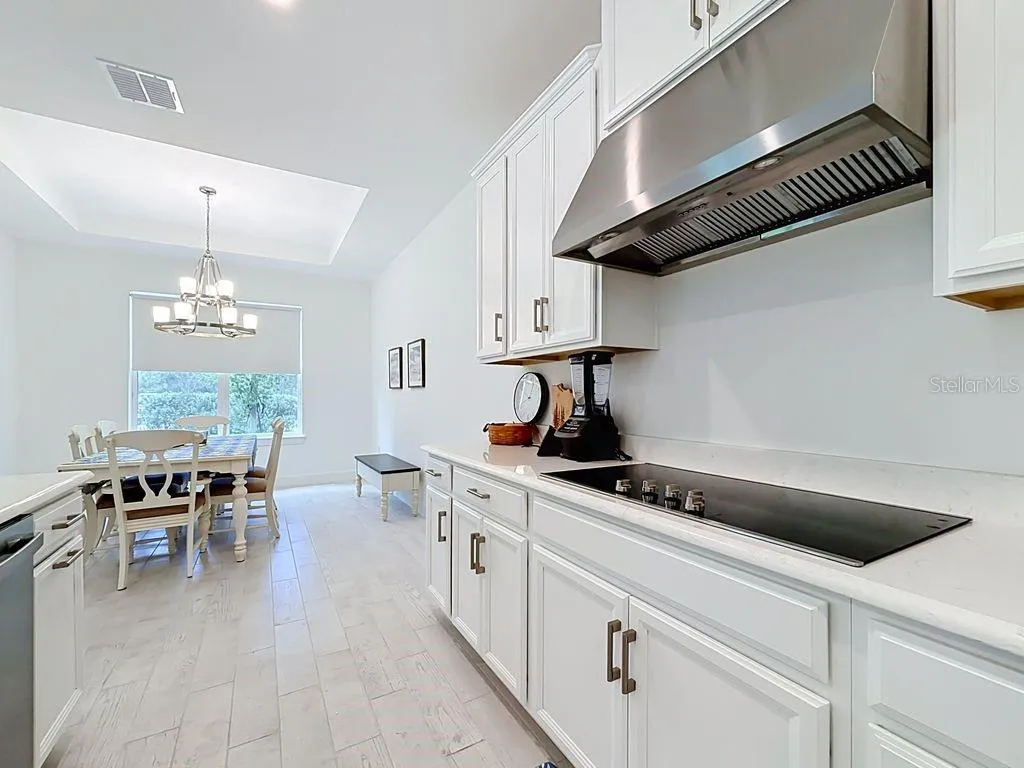 36" Built in Cooktop and 36" Designer Hood vented to Outside