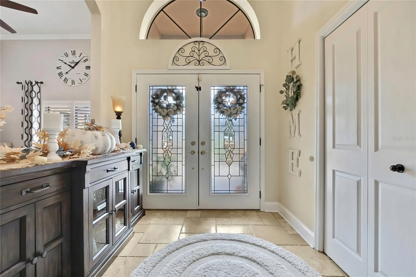 Nice size foyer!
