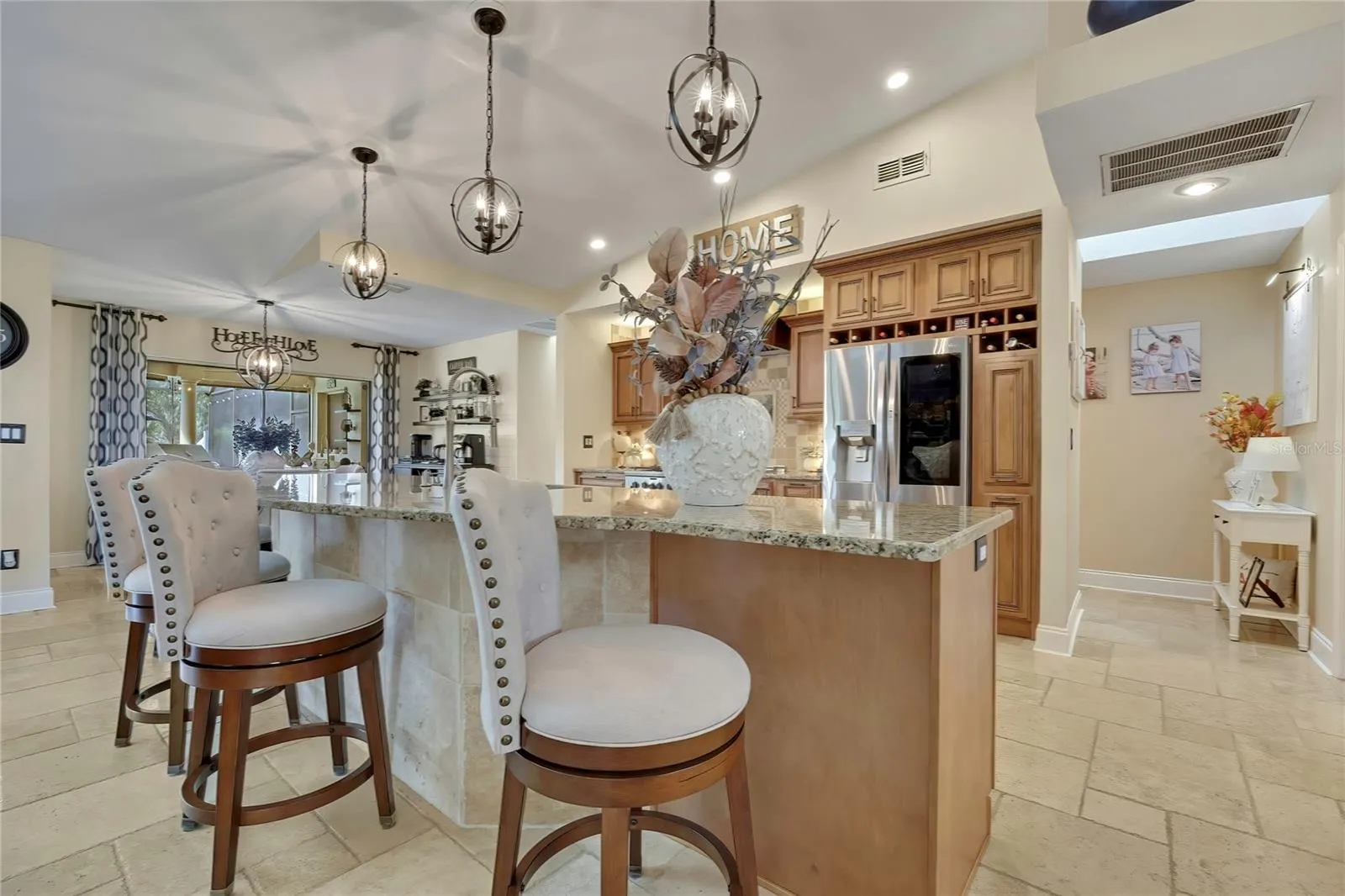 Gourmet Kitchen that looks like it is out of a magazine!