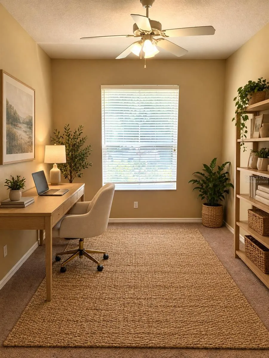 ** Virtually Staged Office **