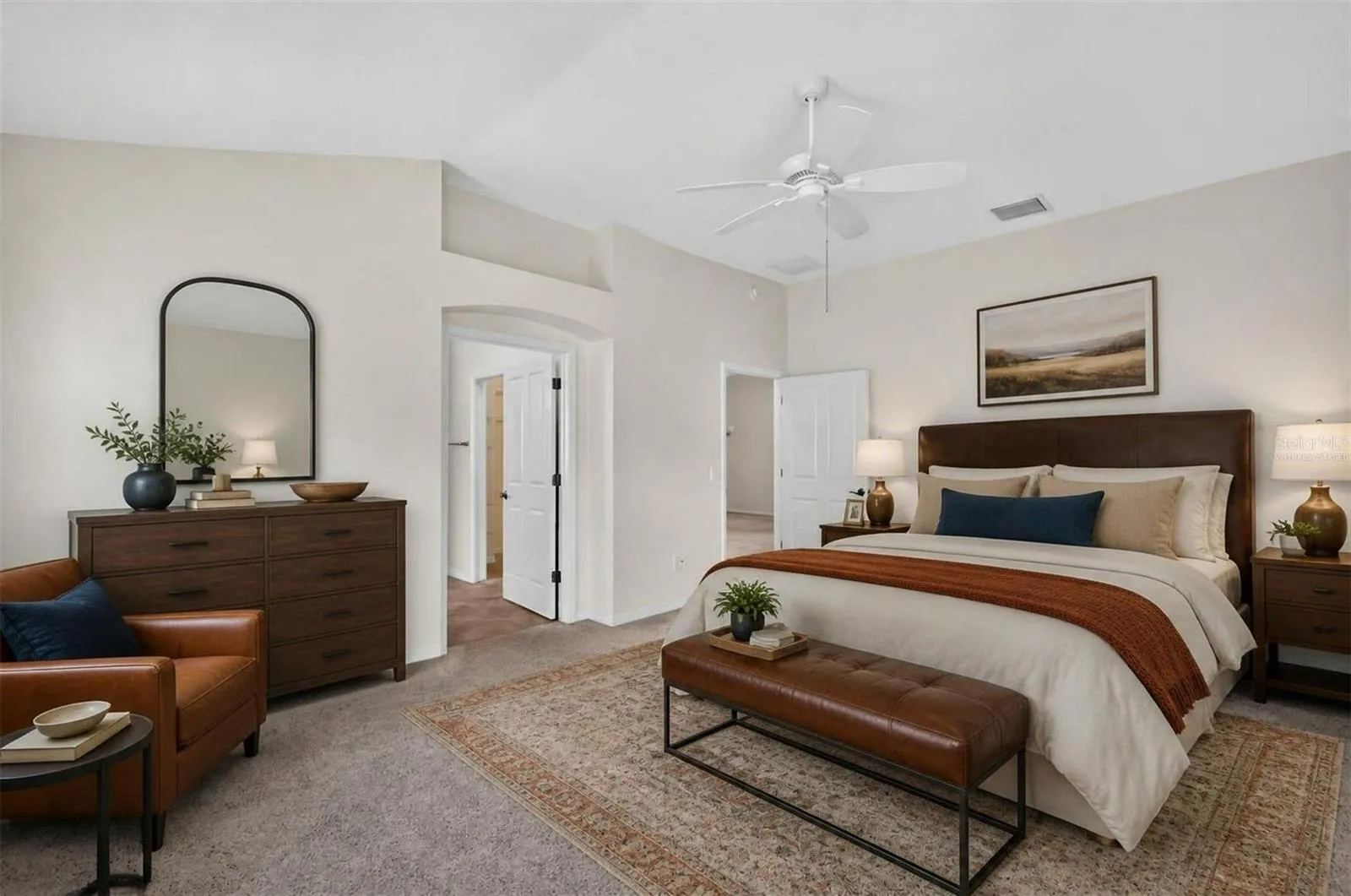 Primary Bedroom - Virtually Staged