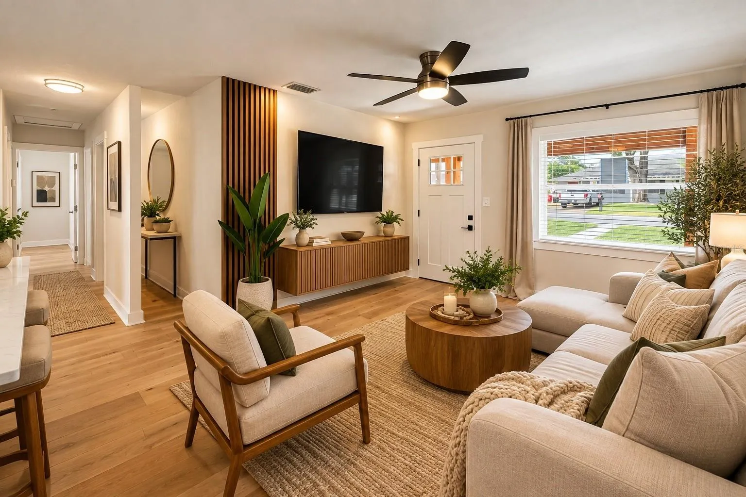 Front Living Room Virtual Staged
