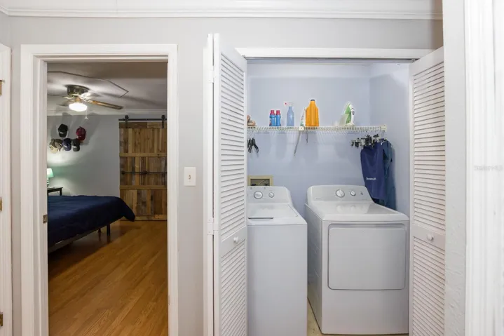 laundry closet