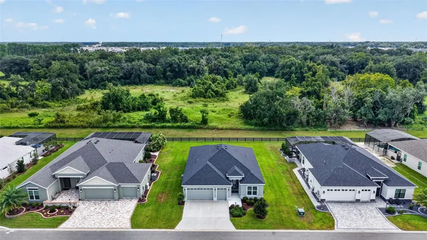 Aerial Front Elevation with PRIVATE Rear PRESERVE VIEWS