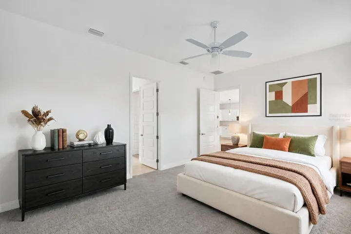 Primary Bedroom-Virtually Staged