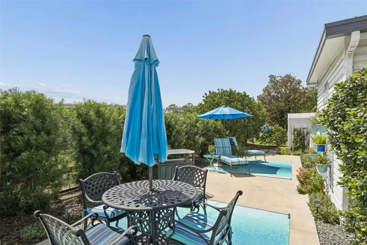 Private patio