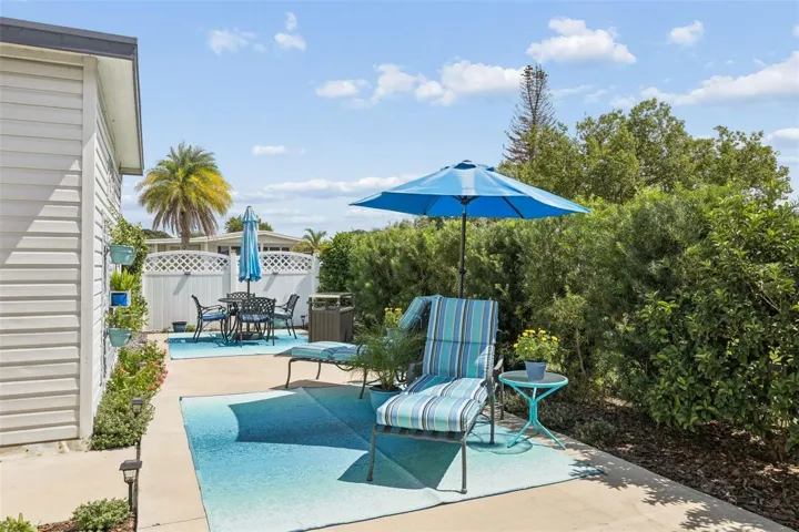 Private patio