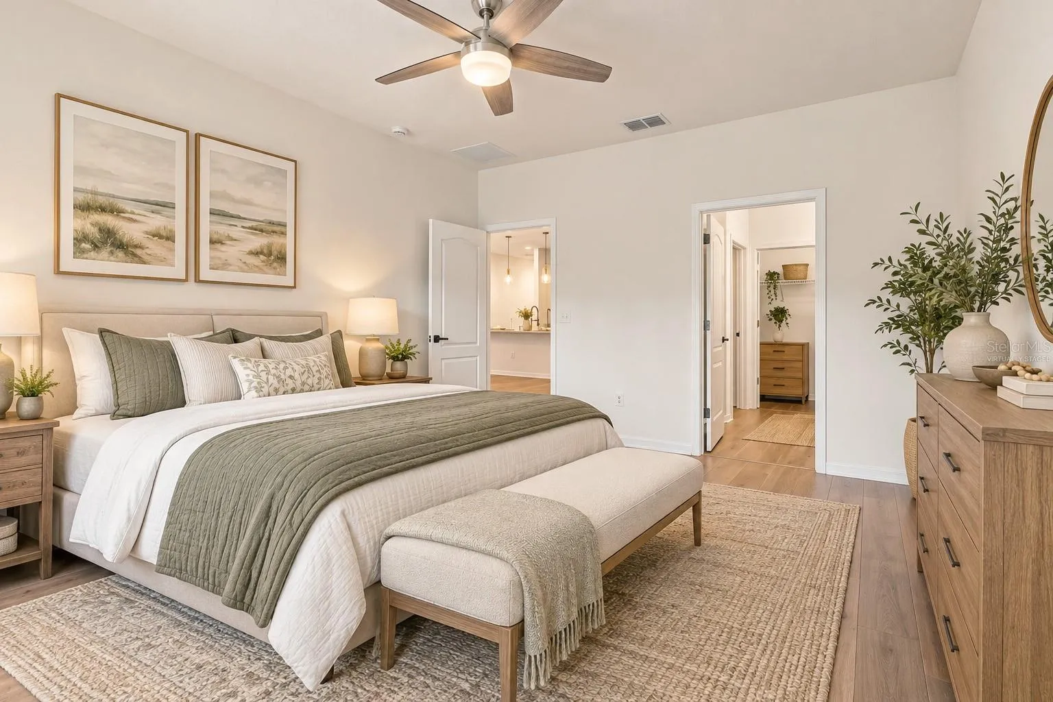 Primary Bedroom - Virtually Staged