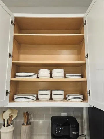 Wood soft close cabinets