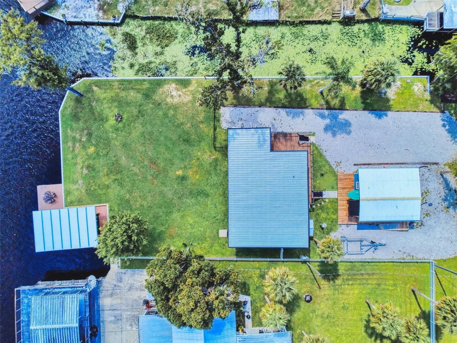 aerial of homes